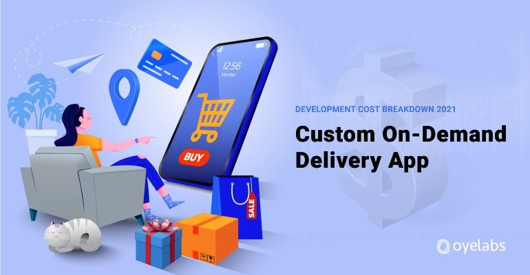 custom delivery app development cost