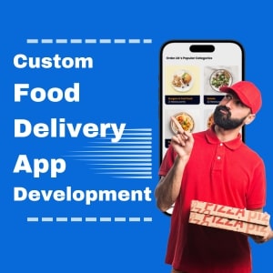 Custom Food delivery app development services