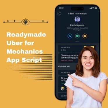 Readymade Uber for mechanics app script