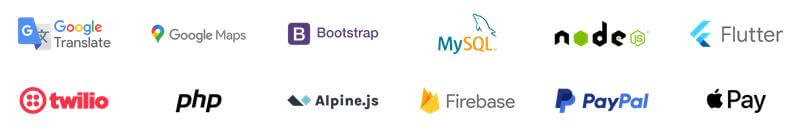 Tech stack for food delivery app clone