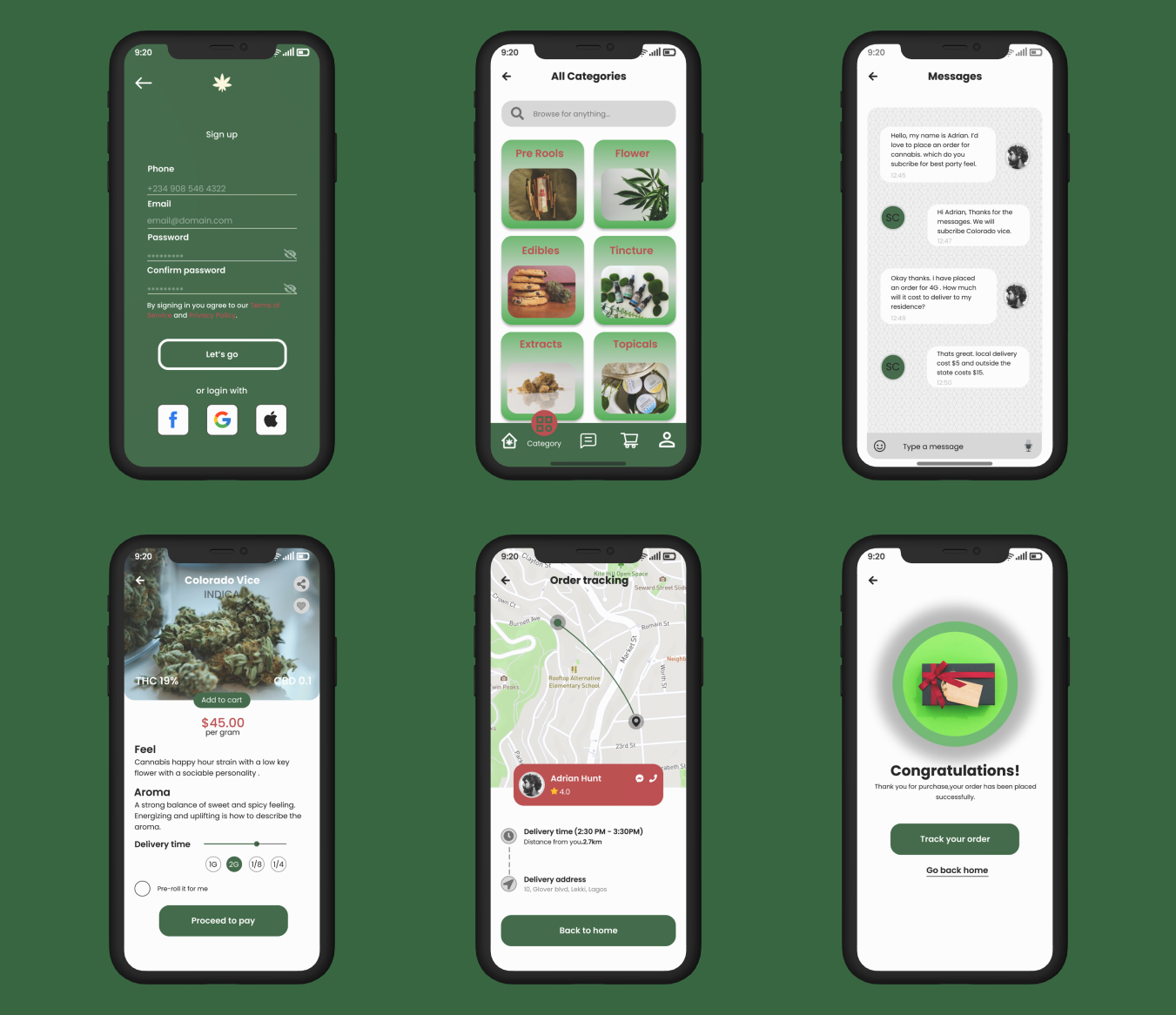 Cannabloom Oasis screens