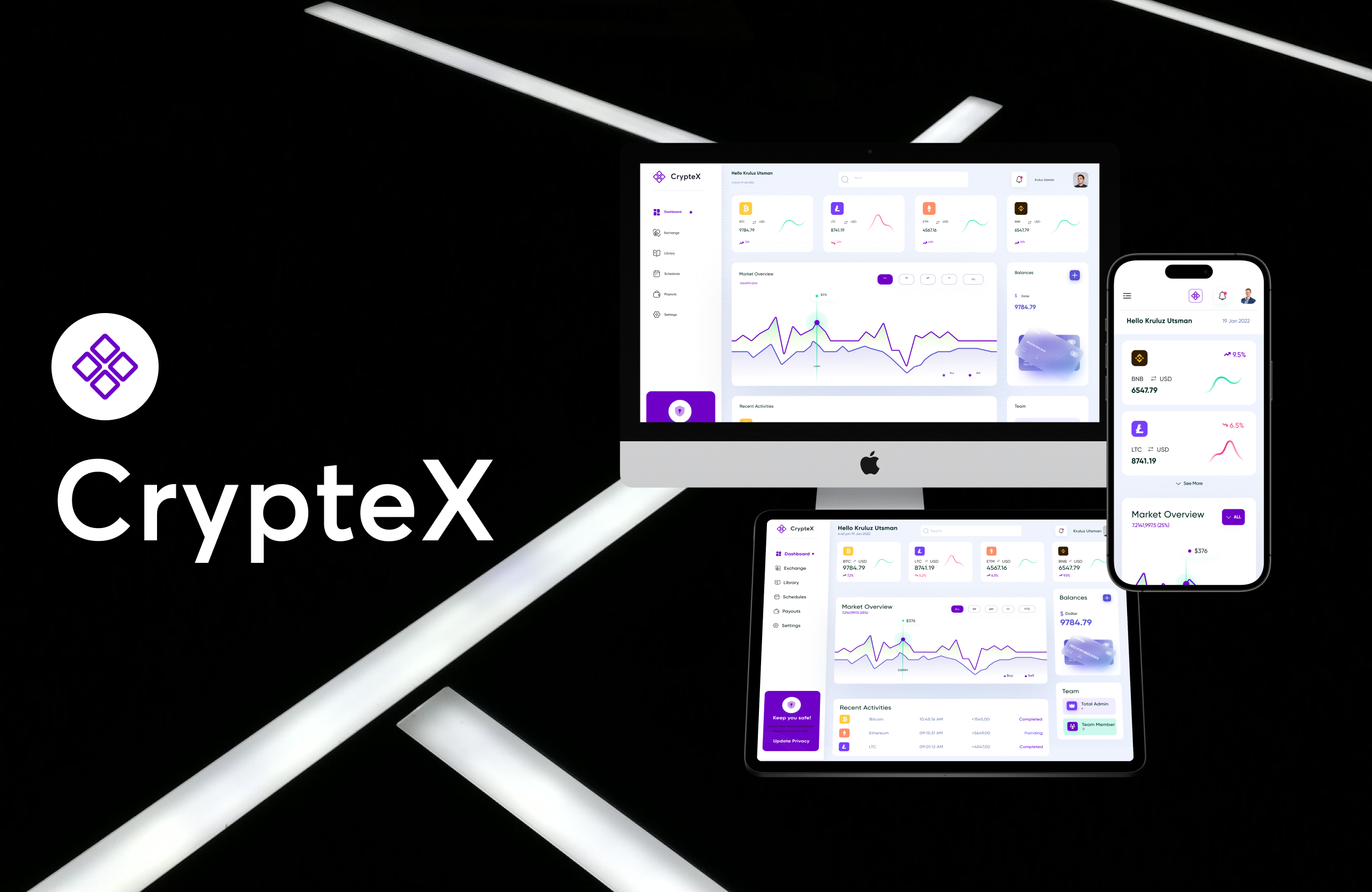 CrypteX Crypto Exchange