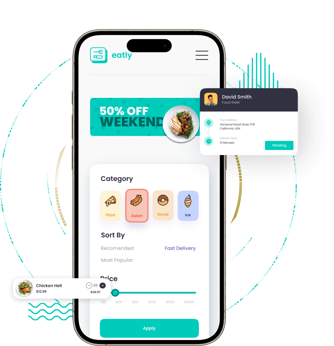 Deliveroo Clone Buyer App Features