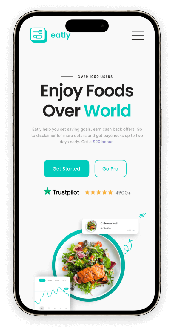 Deliveroo Clone Login Screen