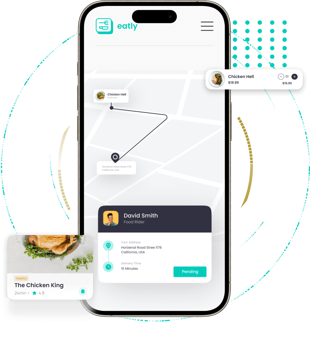 Deliveroo Clone Restaurant and Delivery Driver App Features