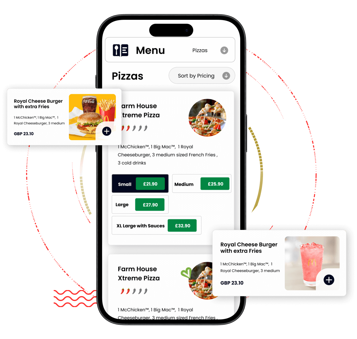Doordash clone eater app features