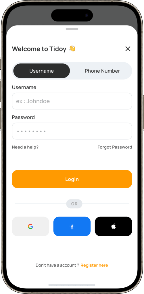Expedia Clone Login Screen