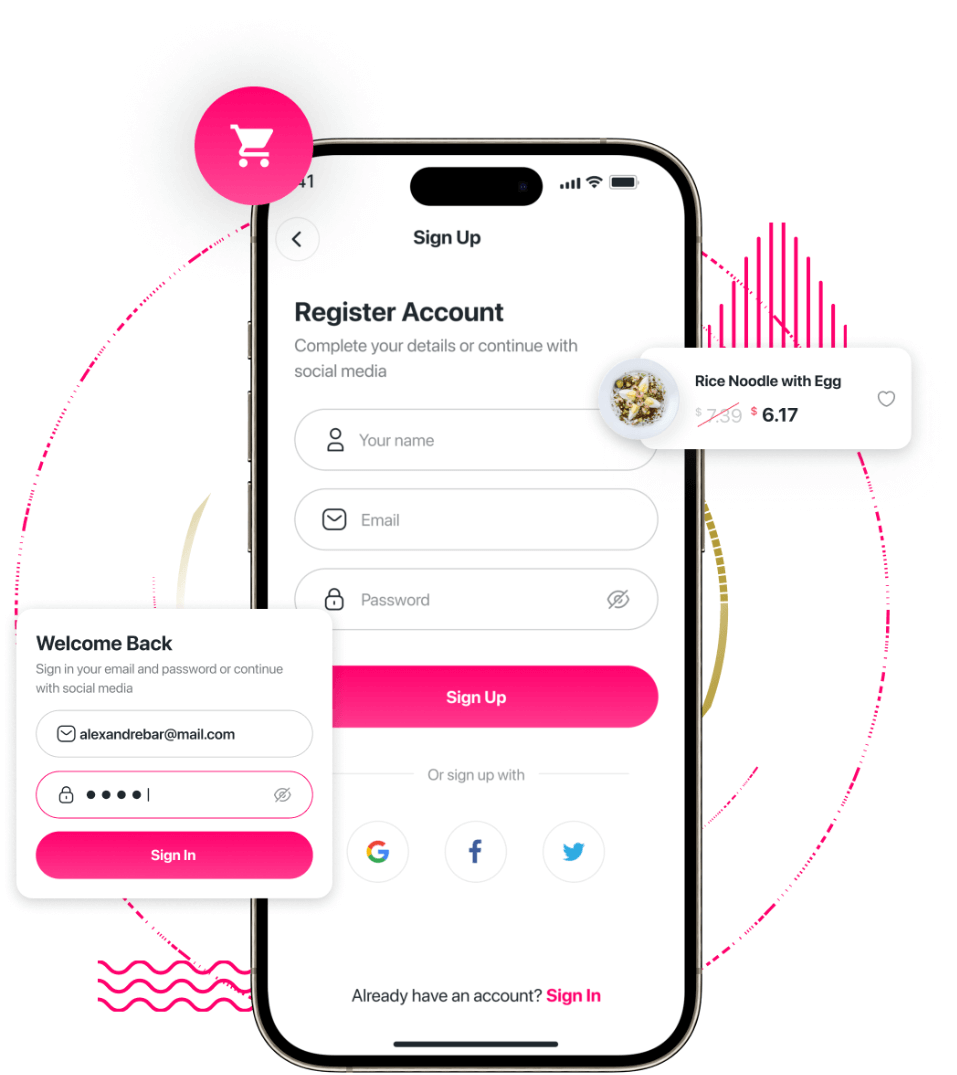 Foodpanda clone Customer App Features