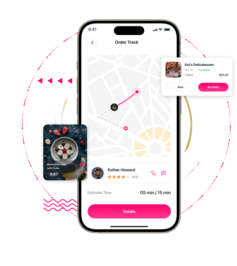 Foodpanda clone Restaurant and Driver App Features
