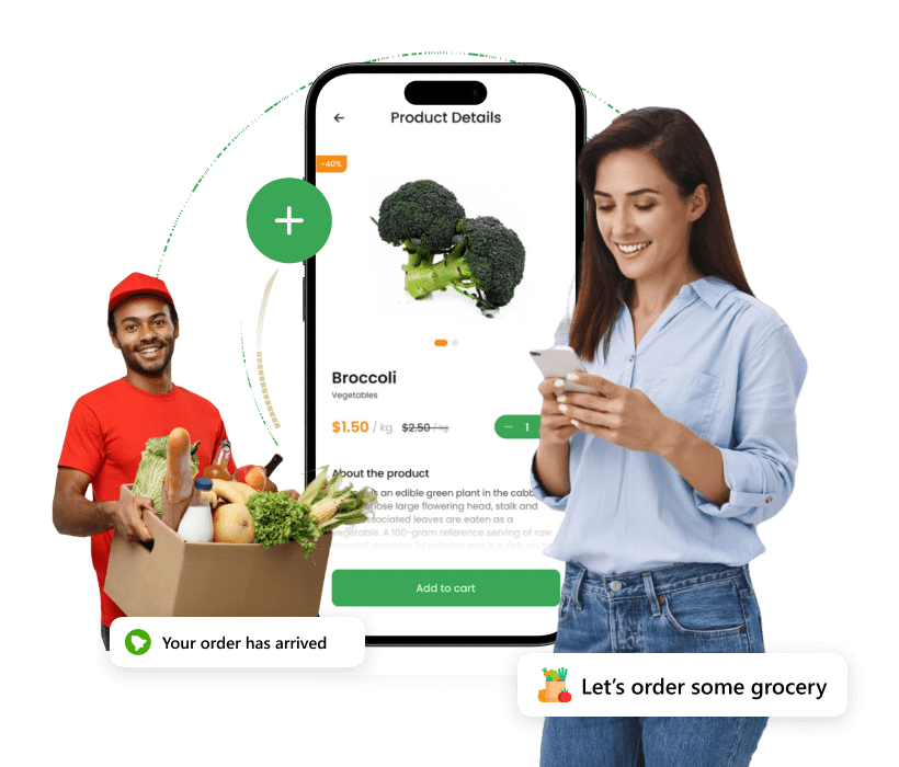 Grocery delivery app development company- Oyelabs