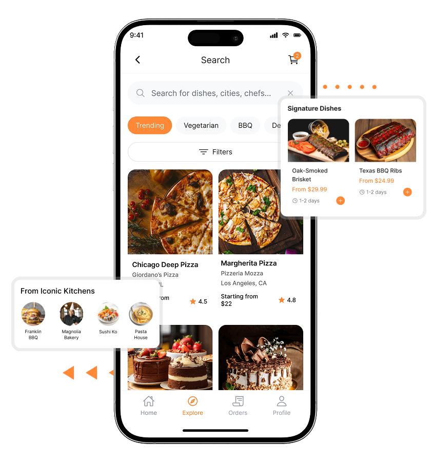 Goldbelly clone iconics dishes and signature restaurants feature