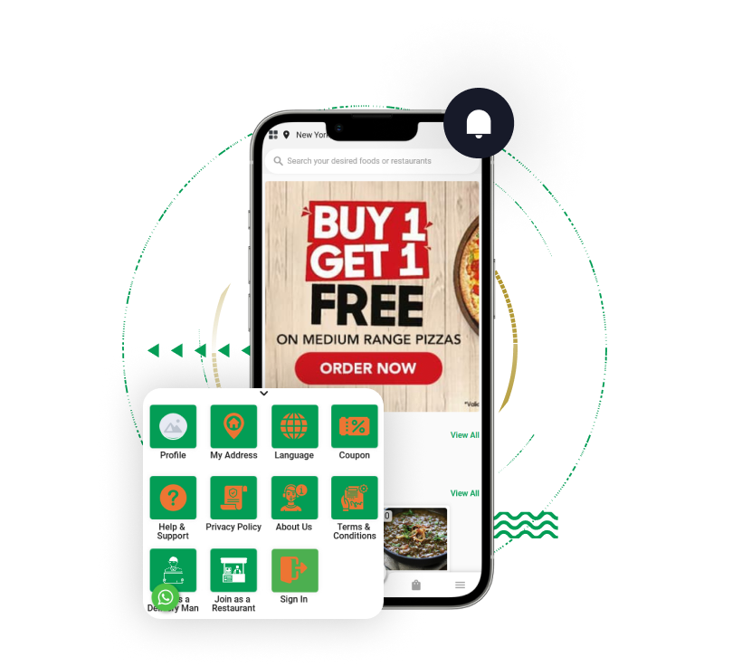 Glovo clone discounts and coupon codes