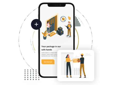 Uber Delivery clone app features