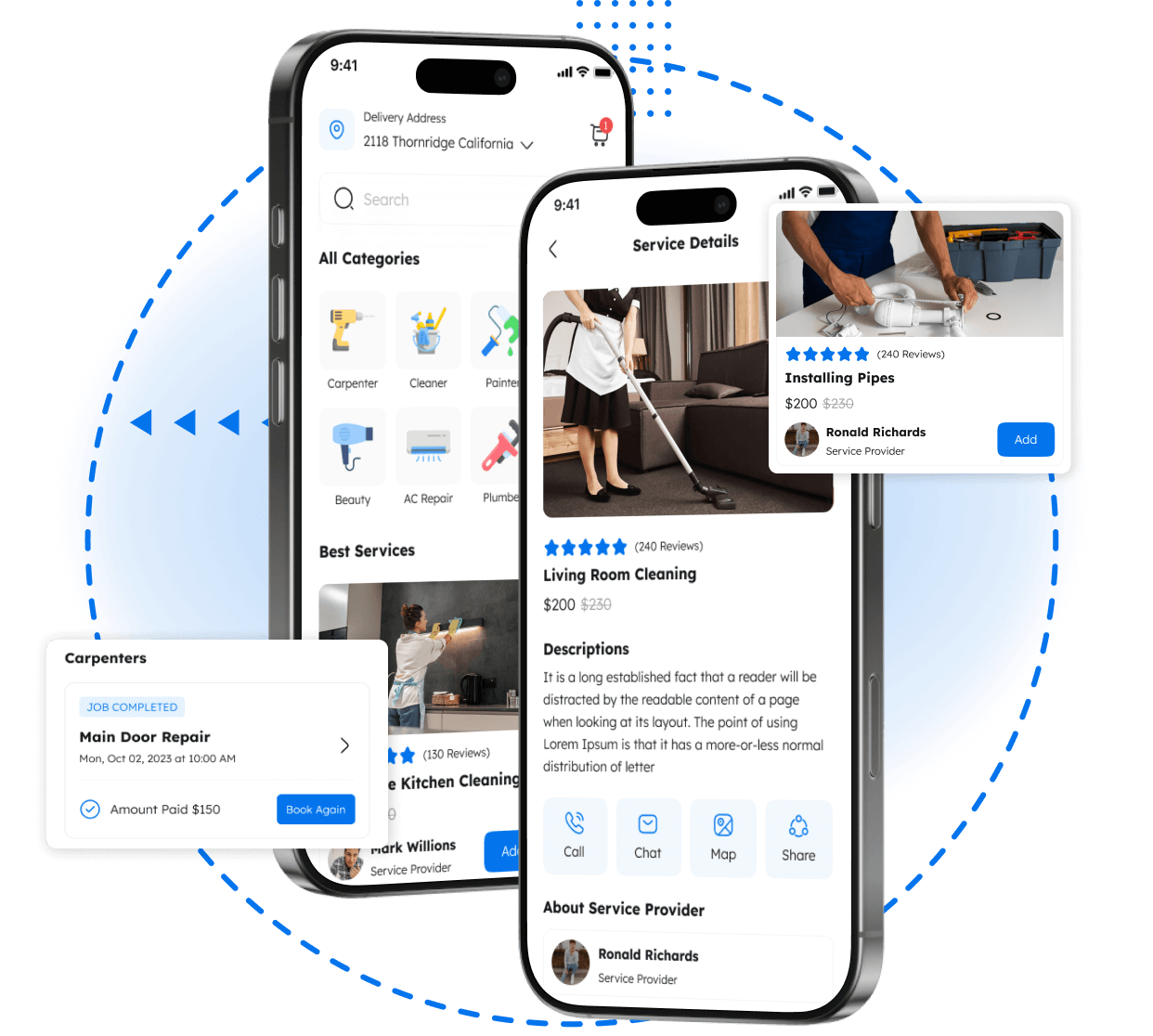 Home Services app development