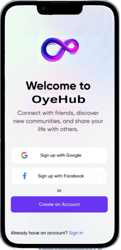 Instagram Clone login screen