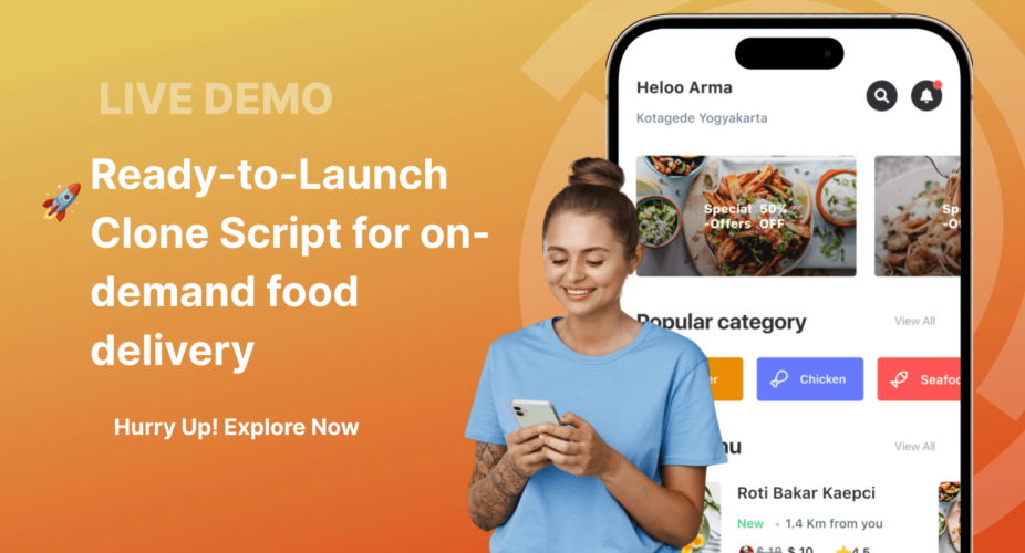 JustEat Clone app demo