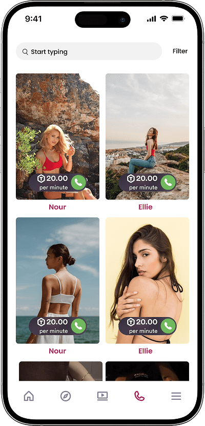 JustForFans Clone creators screen