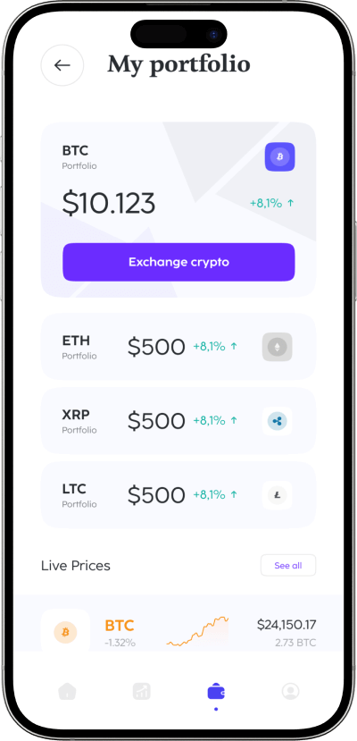 LocalCryptos clone transaction history screen