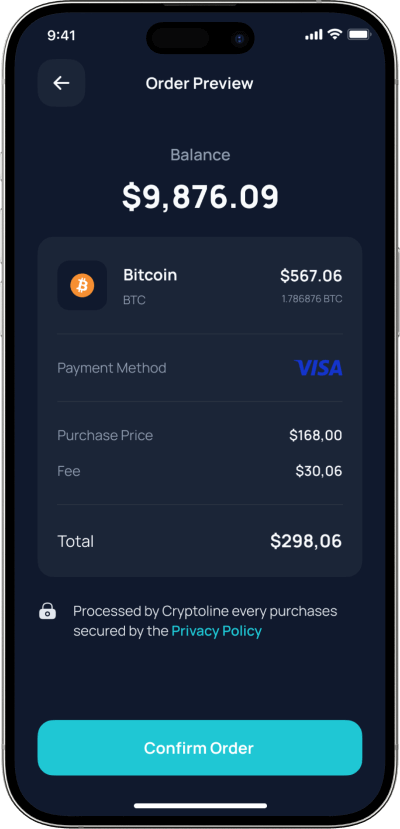 Pancakeswap clone confirm order screen