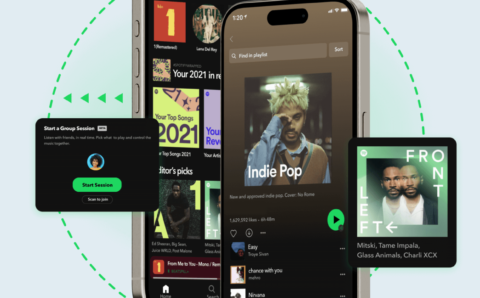Spotify clone banner