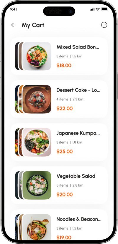 Swiggy clone my cart screen