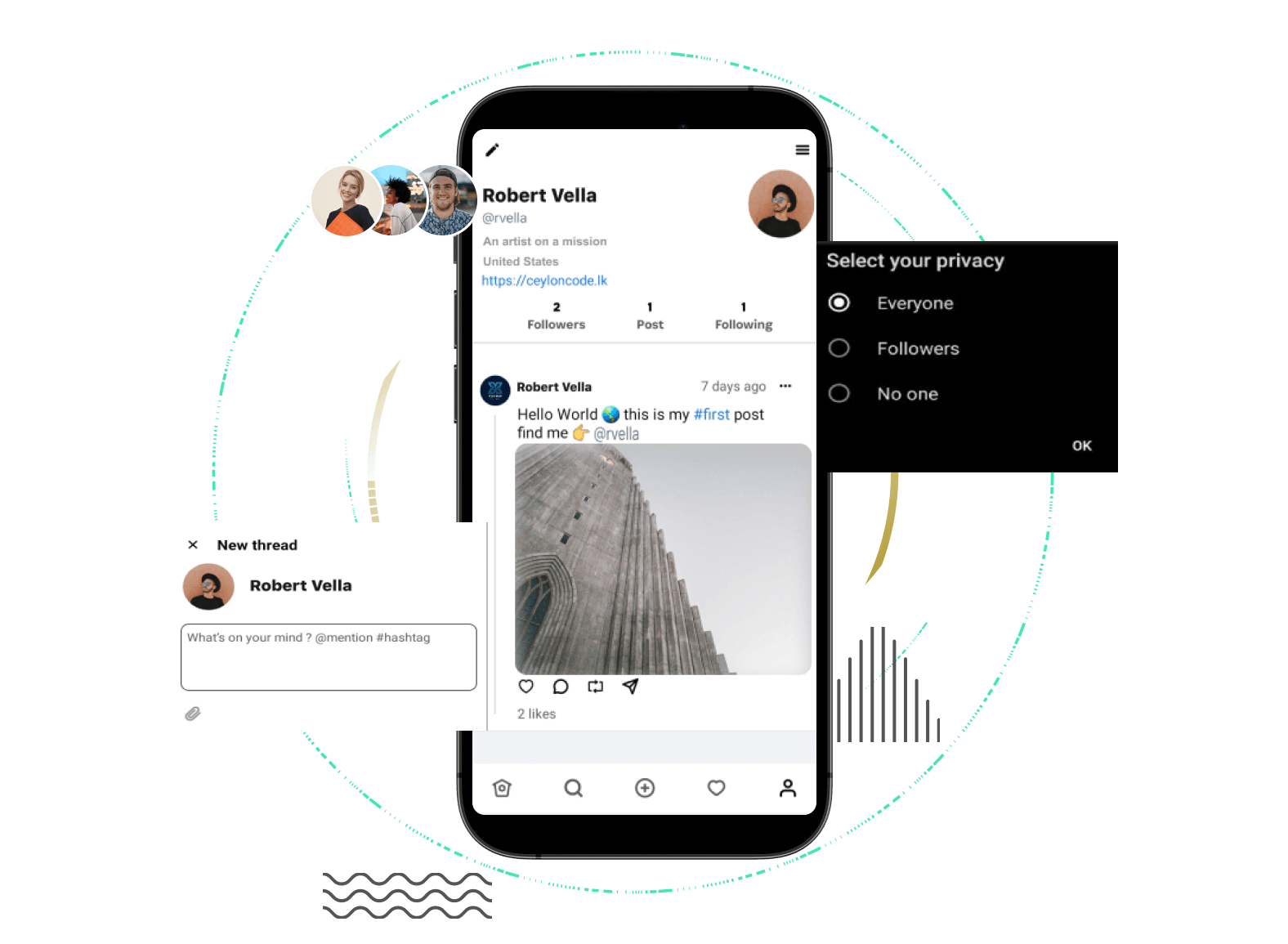 Threads clone user app features