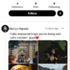 Threads clone view user profile screen