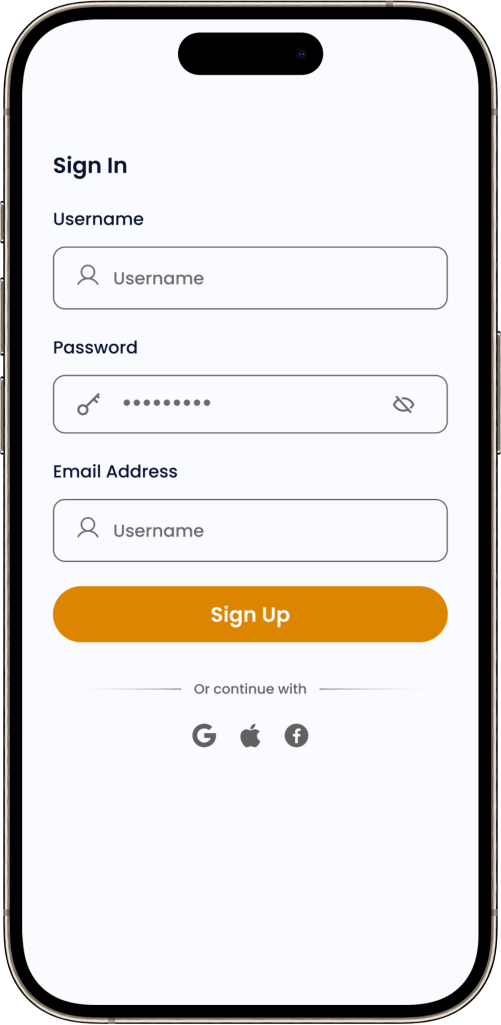 Trulia Clone signup screen