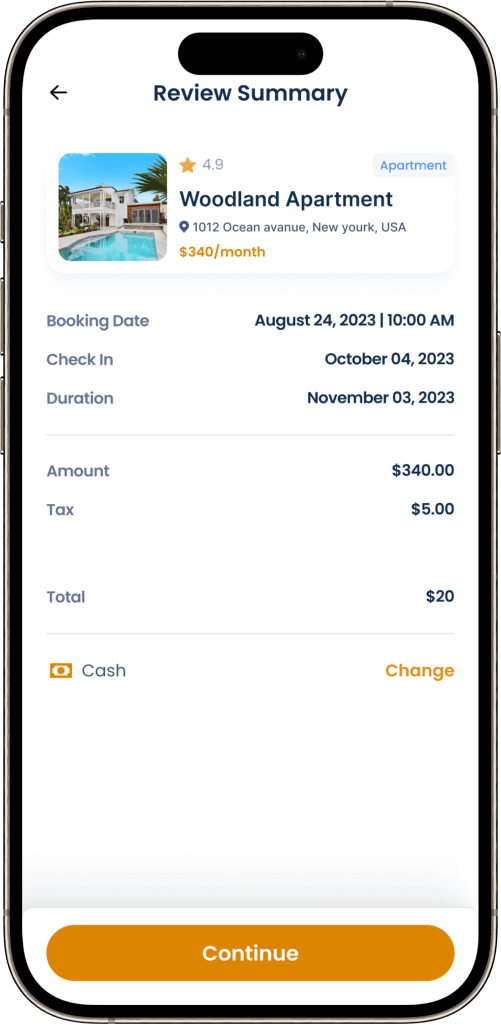 Trulia Clone summary screen