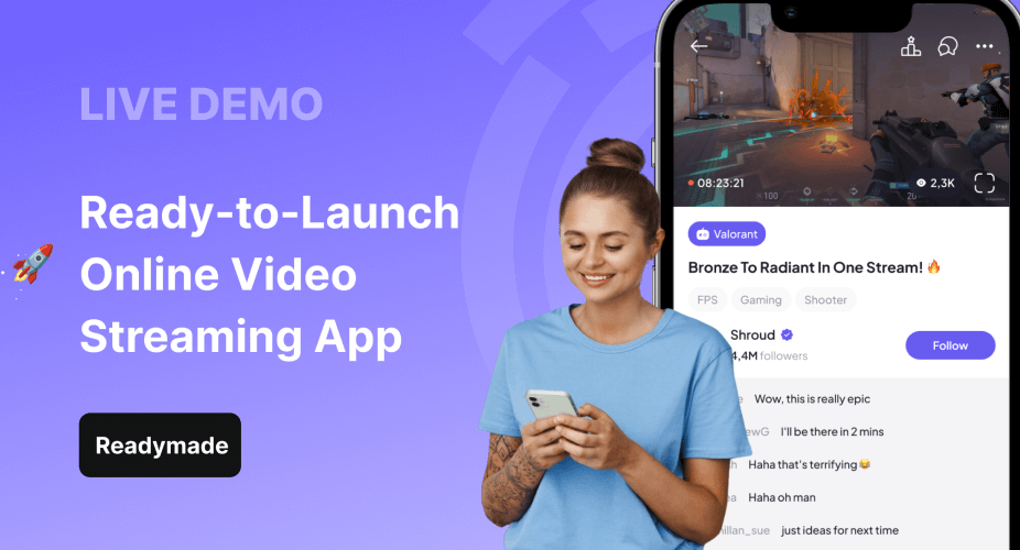 Twitch Clone app demo