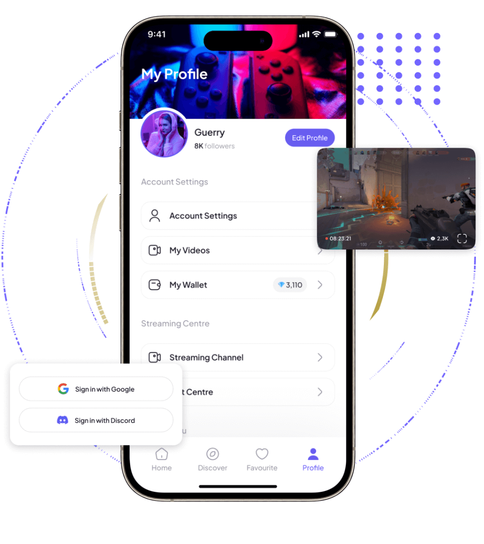 Twitch Clone Features for Admin Panel