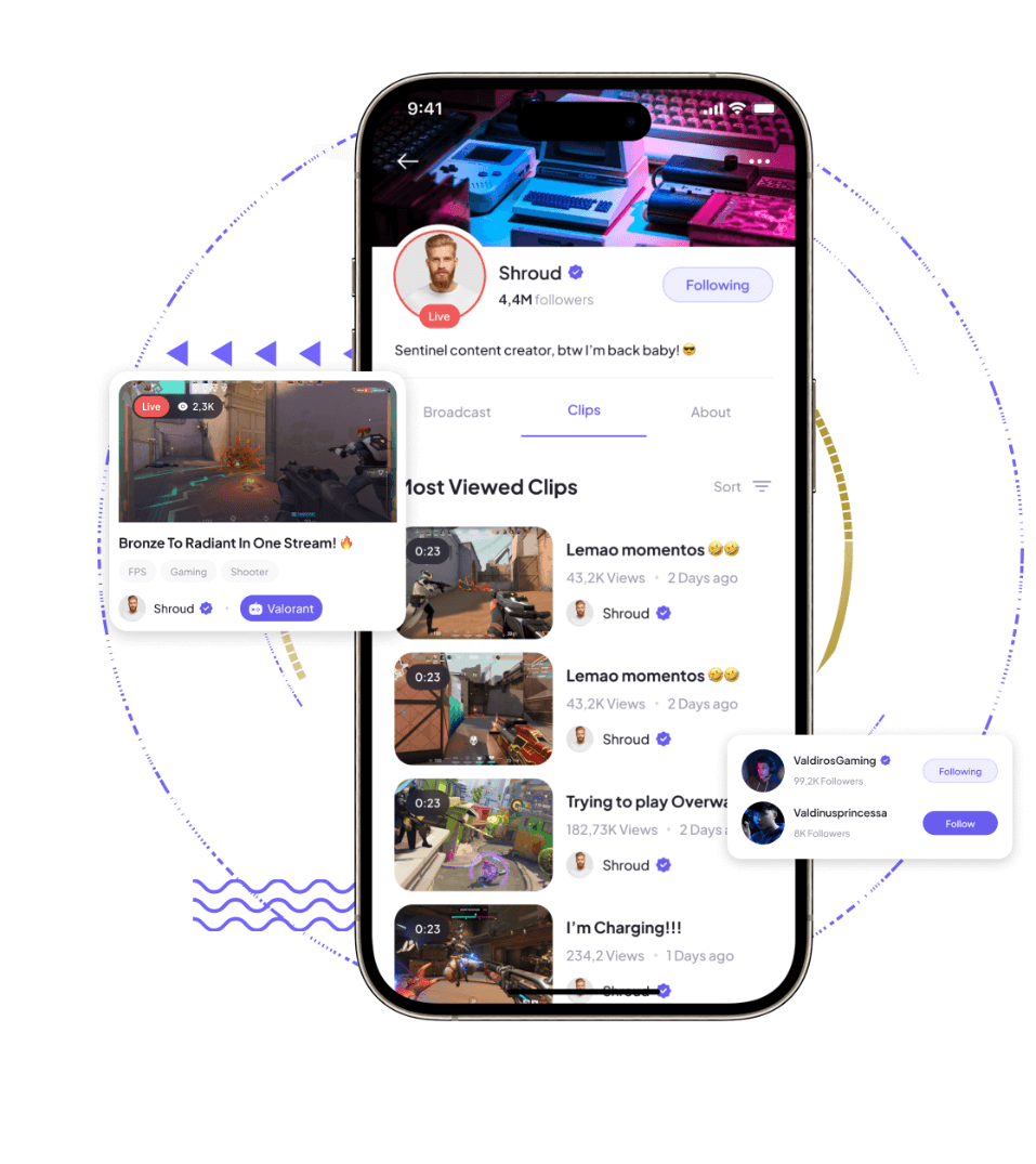 Twitch Clone Features for Streamers