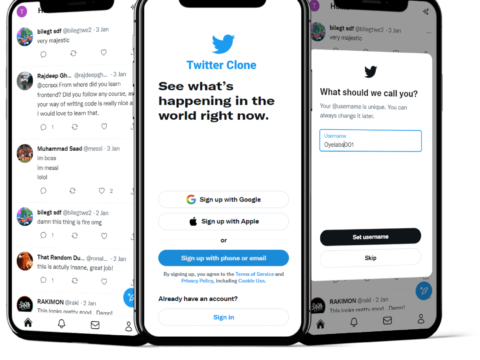 Twitter clone